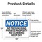 Signmission No Trespassing Private Property No Climbing OSHA Notice Sign, Aluminum, 18in W x 12in L, 2PK OS-2PACK-NS-A-1218-L-14970 - alternate 8